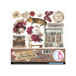 Ciao Bella - Book Lovers Fussy Cut Pad 6″x6″ 24/Pkg