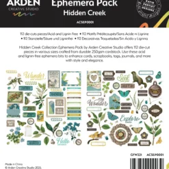 ARDEN - HIDDEN CREEK EPHEMERA PACK