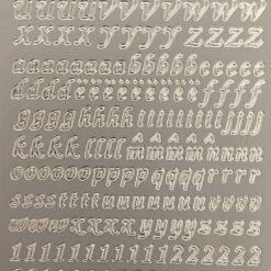 Alphabet 3 - Silver