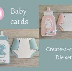 Create-a-card - Baby die set