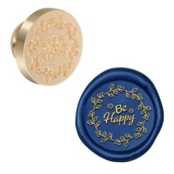 Wax Seal head - Be Happy