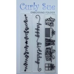 Borders 3 - Happy Birthday Embossing Folders