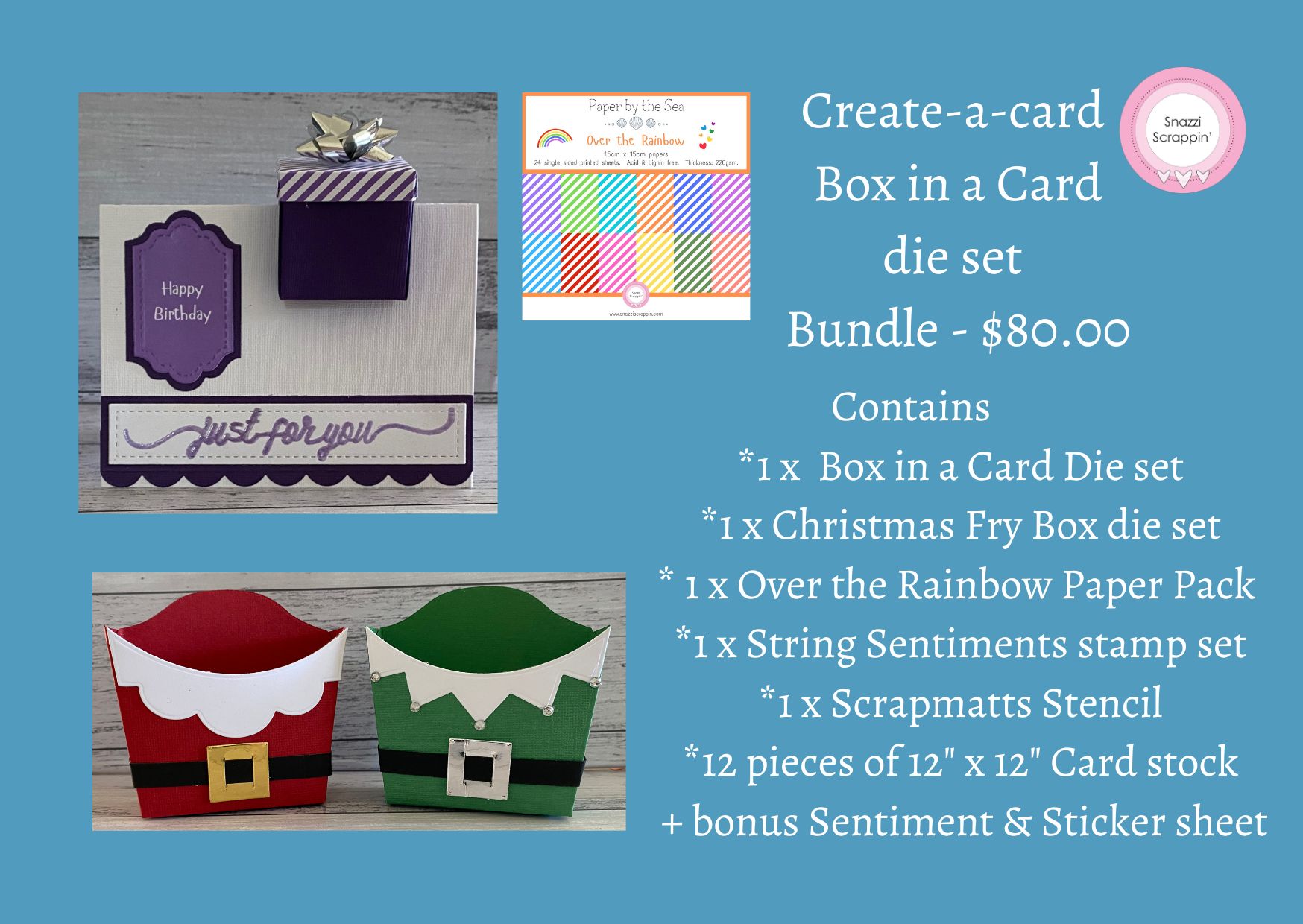 Bundle - Create-a-card - Box in a Card Die Set