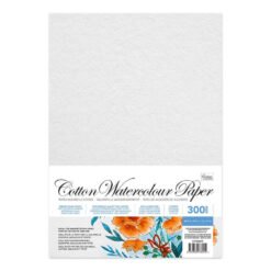 COUTURE CREATIONS COTTON WATERCOLOUR PAPER (300GSM/10 SHEETS) (210 X 297MM)