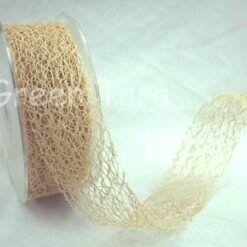 Mesh Ribbon - Camel 1 metre