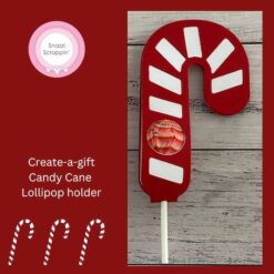 Create-a-gift Candy Cane lollipop holder