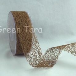 Mesh Ribbon - Coffee 1 metre