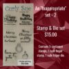 An "Inappropriate" Stamp & Die set 2