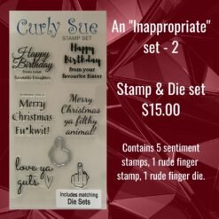 An "Inappropriate" Stamp & Die set 2