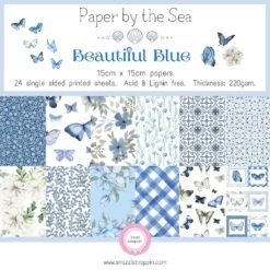 Paper by the Sea - Beautiful Blue - 15cm x 15cm