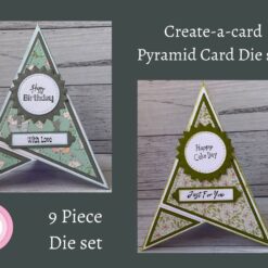 Create-a-card - Pyramid Card Die set