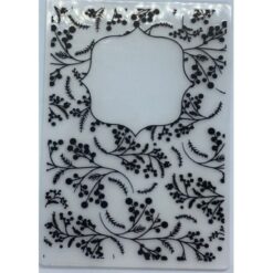 Berry Frame Embossing Folder