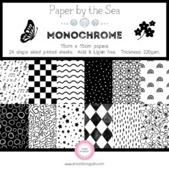 Paper by the Sea - Monochrome - 15cm x 15cm - in April Bundle
