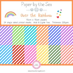 Paper by the Sea - Over the Rainbow - 15cm x 15cm
