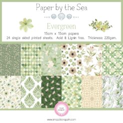 Paper by the Sea - Evergreen - 15cm x 15cm