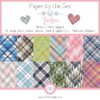 Paper by the Sea - Tartan - 15cm x 15cm