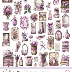Paper by the Sea - Vintage Violet Elements