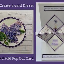Create-a-Card - Diamond Fold Pop Out card
