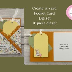Create-a-card Pocket Card die set - in Easter Pocket Cards & Box Bundle