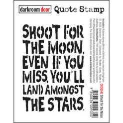 Quote Stamp - Shoot for the moon