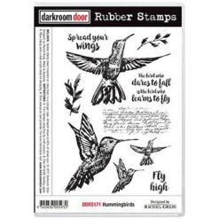 Rubber Stamp set - Hummingbirds Stamp Set