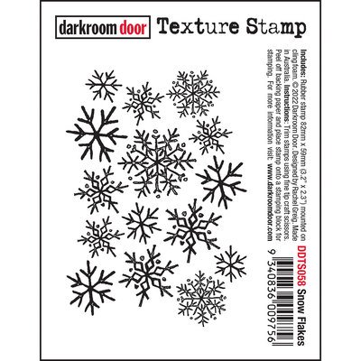 Texture Stamp - Snow flakes