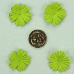 Mini Flowers - 10 pack Lime Green