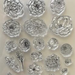 Flower heads stamp set