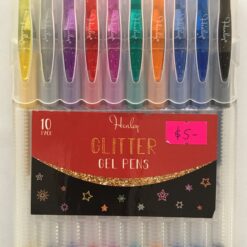 Glitter Gel Pen Set - 10 pack