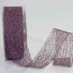 Mesh Ribbon - Grape 1 metre