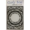 Happy Birthday Circle Embossing Folder