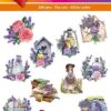 Hearty Crafts Easy 3D Toppers - Lavender