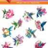 Hearty Crafts Easy 3D Toppers - Hummingbirds