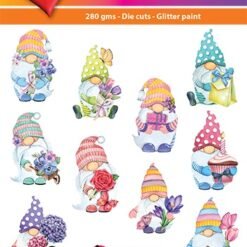 Hearty Crafts Easy 3D Toppers - Dwarf in Spring