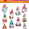 Hearty Crafts Easy 3D Toppers - Christmas Gnomes