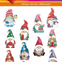 Hearty Crafts Easy 3D Toppers - Christmas Gnomes