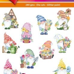 Hearty Crafts Easy 3D Toppers - Garden Gnomes