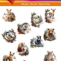 Hearty Crafts Easy 3D Toppers - Animals in Winter