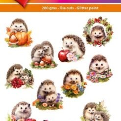 Hearty Crafts Easy 3D Toppers - Hedgehogs