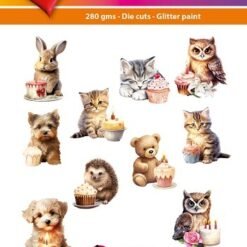 Hearty Crafts Easy 3D Toppers - Birthday Animals