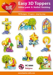 Hearty Crafts Easy 3D Toppers - Religion