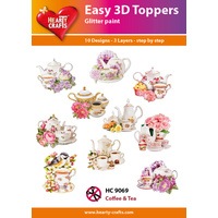 Hearty Crafts Easy 3D Toppers - Coffee & Tea