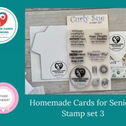 Homemade cards for Seniors Stamp set 3 - in April Bundle