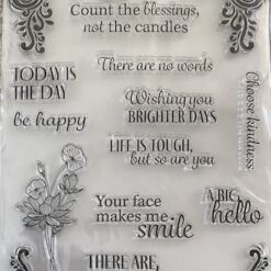 Happy Sentiments stamp set