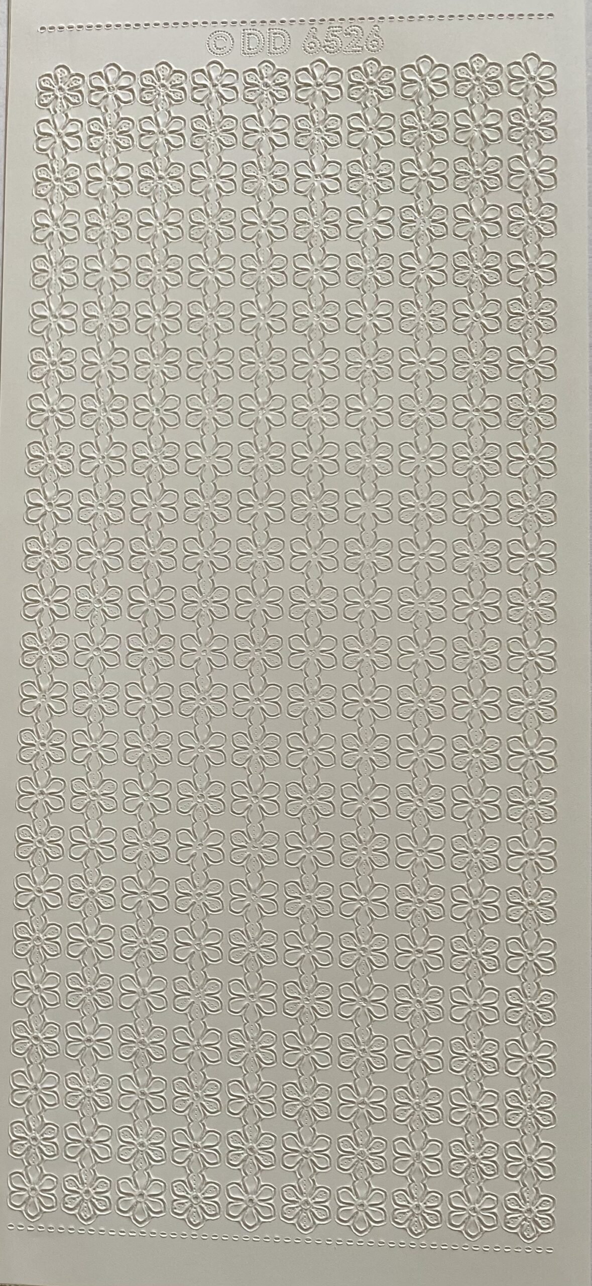 Lines - Flower white