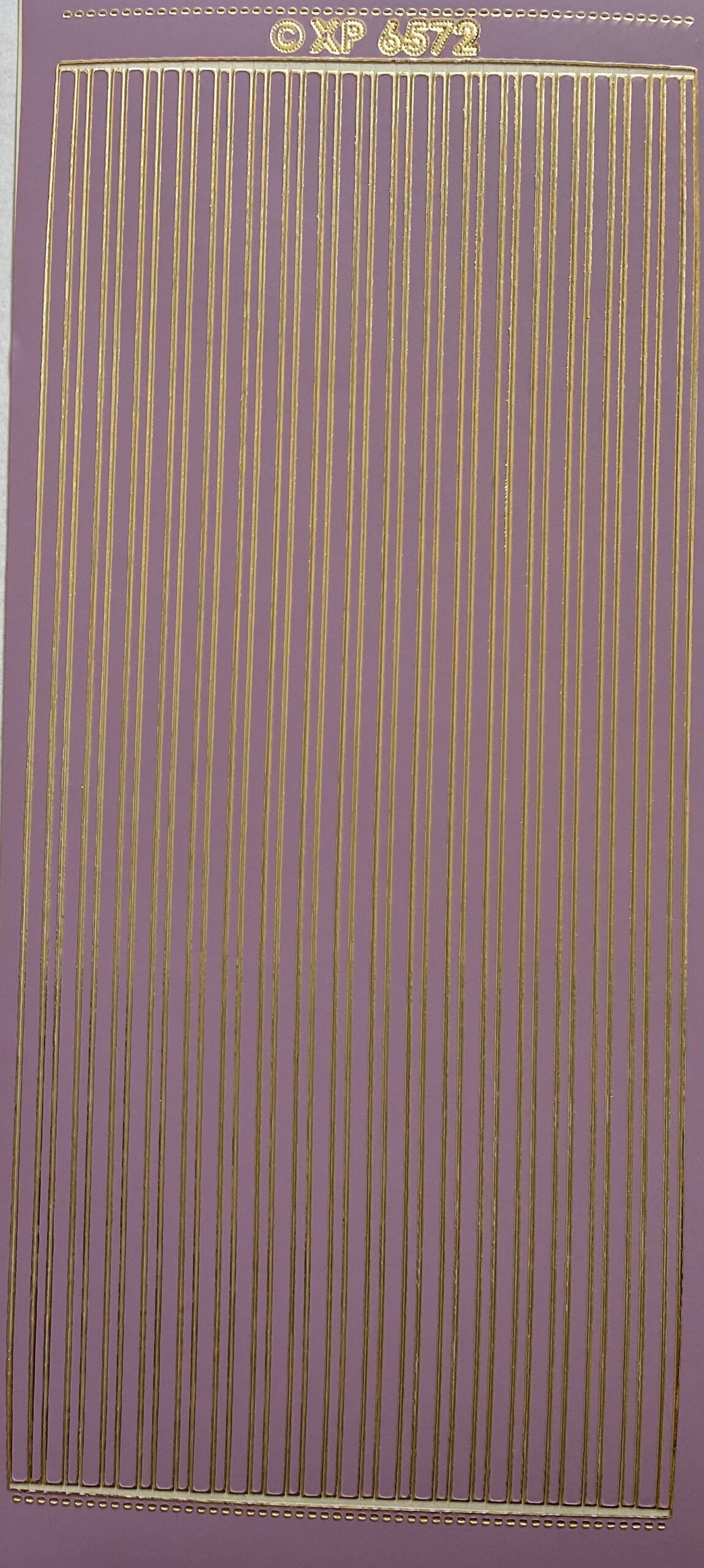 Lines 3 - Lilac with gold edge