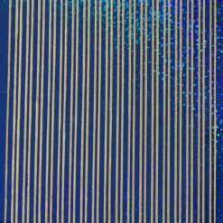 Lines 3 - Holographic Dark Blue multilines