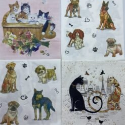 Serviettes - Dogs and Cats 1