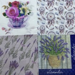 Serviettes - Purple Tones