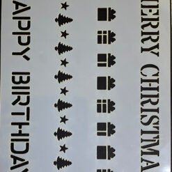 Borders - Occasions - Scrapmatts stencil